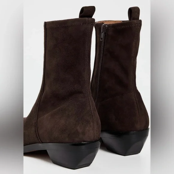 *Brand New* MADEWELL The Idris Ankle Boot in Dark Carob Suede Size 10 - Picture 15 of 16